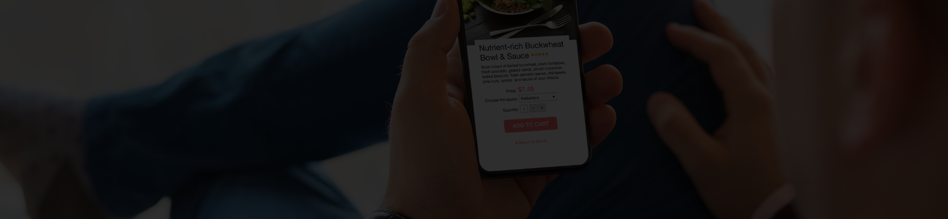 promotional coupon on smartphone