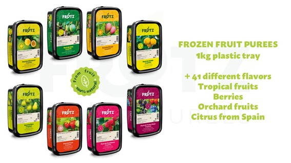 Frozen fruit puree