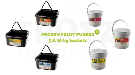 Frozen fruit puree 100% fruit